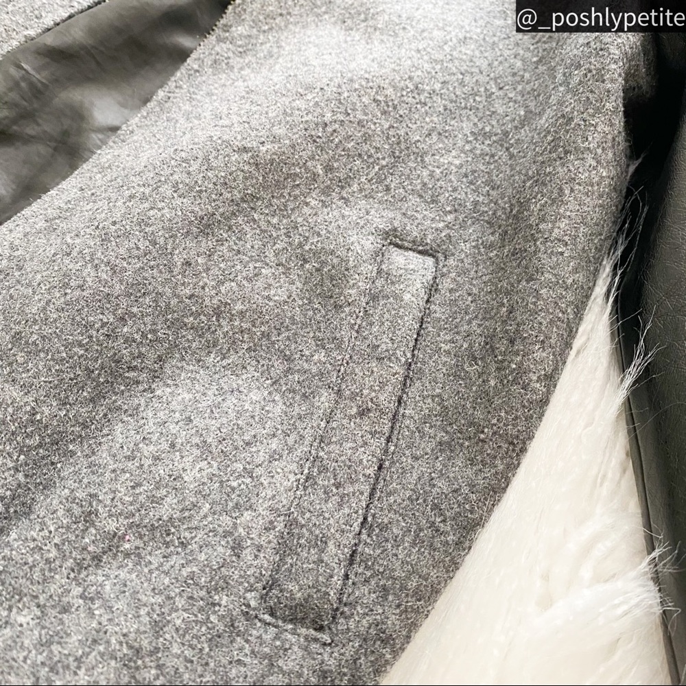 Treasure Bond Boys faux leather bomber jacket 7/8 - Picture 10 of 12